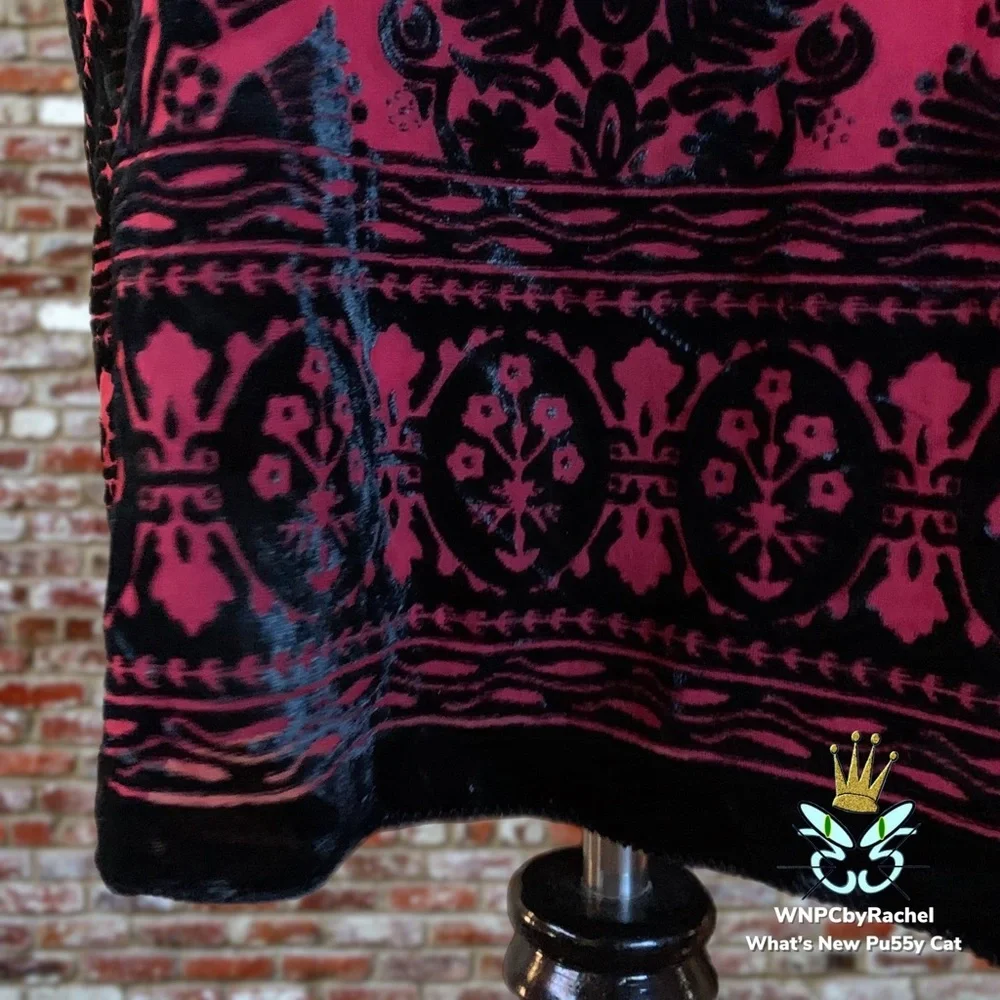 Max Studio (Edit) Burnout Velvet Shift Dress, Medium - Picture 4 of 9